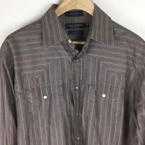 DANIEL CREMIEUX Tailored Fit Pearl Snap Western